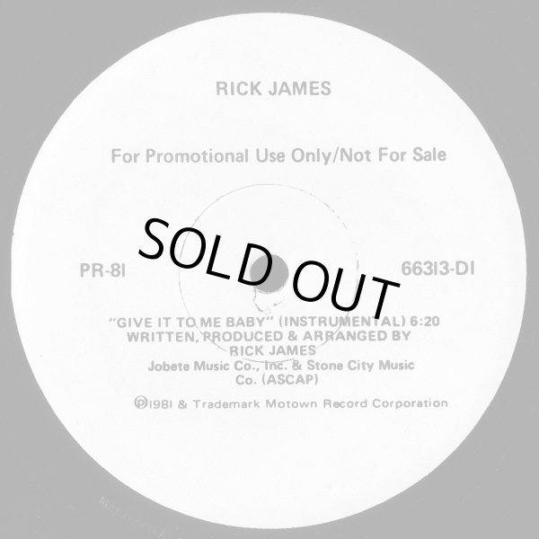 画像2: Rick James - Give It To Me Baby  12"