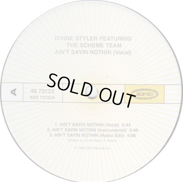 画像1: Divine Styler - Ain't Sayin Nothing/Tongue Of Labyrinth  12" 