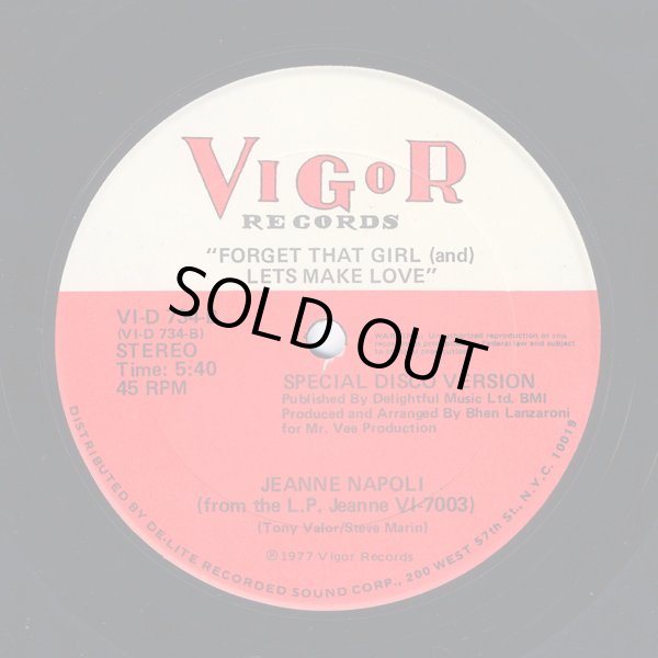 画像2: Jeanne Napoli - Let's Make Love/Forget That Girl  12"
