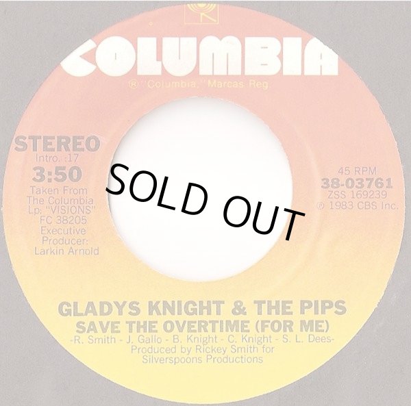 画像1: Gladys Knight & The Pips - Save The Overtime (For Me)  7"
