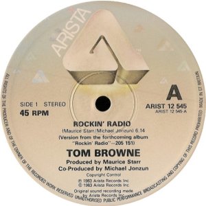 画像: Tom Browne - Rockin' Radio/Dub (6:07)  12"