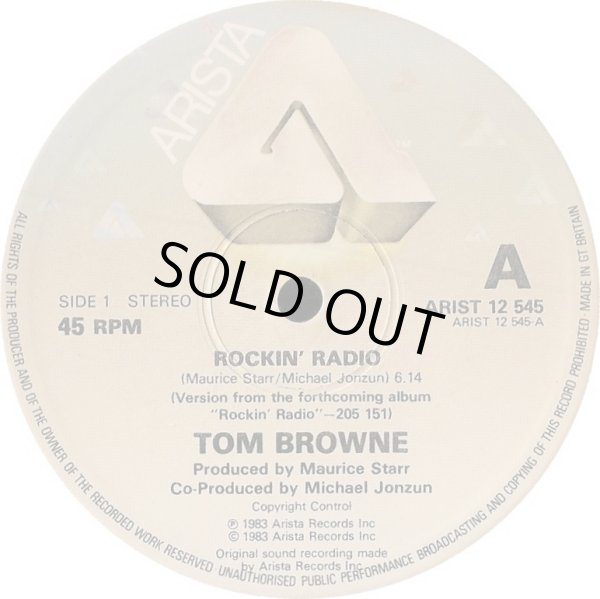 画像1: Tom Browne - Rockin' Radio/Dub (6:07)  12"