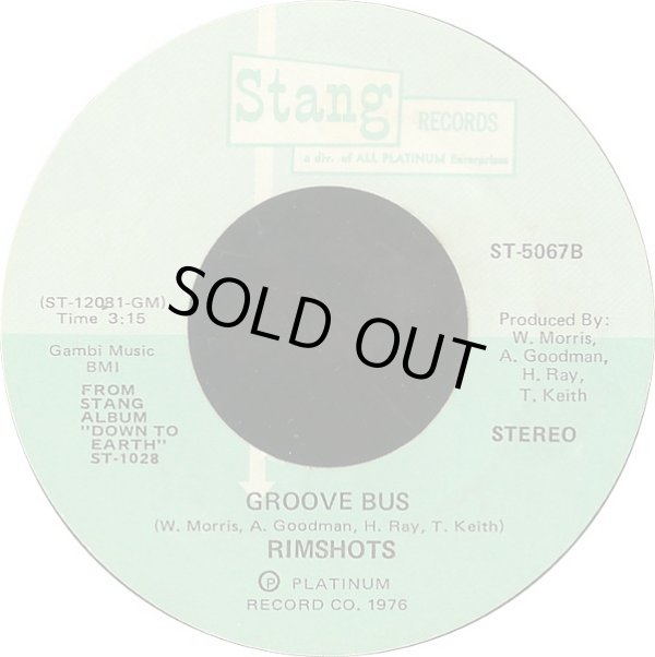 画像2: Rimshots - Super Disco/Groove Bus  7"