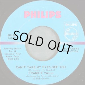 画像: Frankie Valli - Can't Take My Eyes Off You/The Trouble With Me 7"