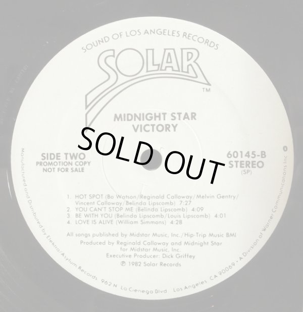 画像2: Midnight Star - Victory LP