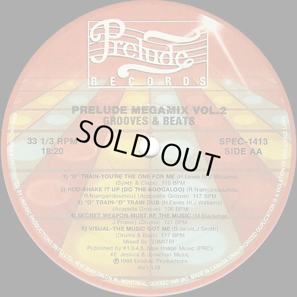 画像2: V.A - Prelude Megamix Vol. 2 Cult & Rare Grooves  12"