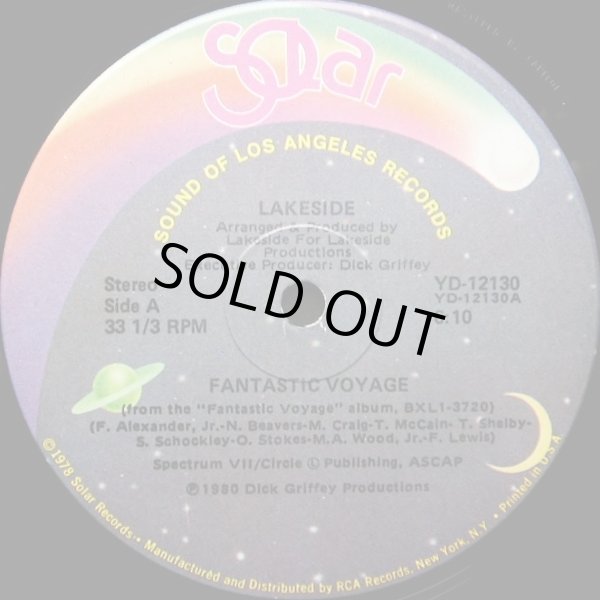 画像1: Lakeside - Fantastic Voyage/I Can't Get You Out Of My Head  12"