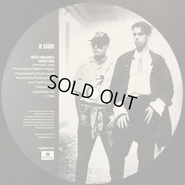 画像2: Pet Shop Boys - West End Girls/A Man Could Get Arrested  12" 