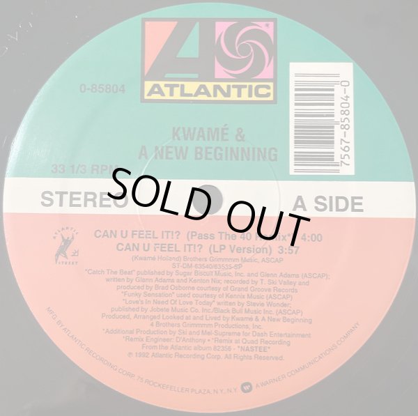 画像1: Kwamé & A New Beginning - Can You Feel It !?/Wake It Up 12"