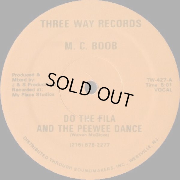 画像1: M.C. Boob (Steady B) - Do The Fila And The Peewee Dance  12"