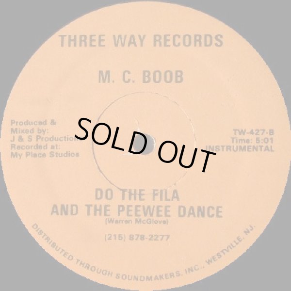画像2: M.C. Boob (Steady B) - Do The Fila And The Peewee Dance  12"