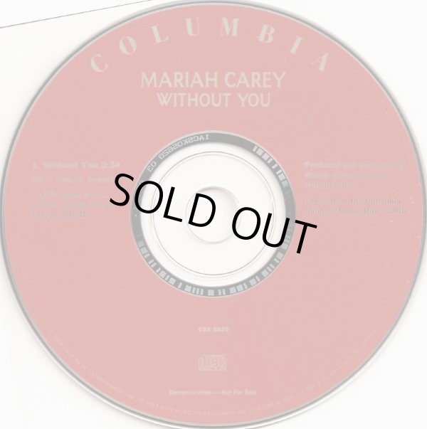 画像2: Mariah Carey - Without You  CDS