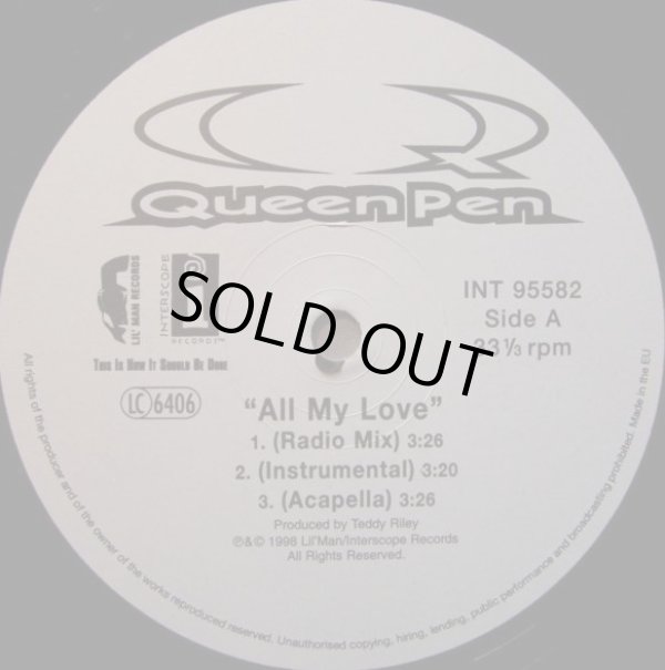 画像2: Queen Pen - All My Love X4/Party Ain't A Party X2  12"
