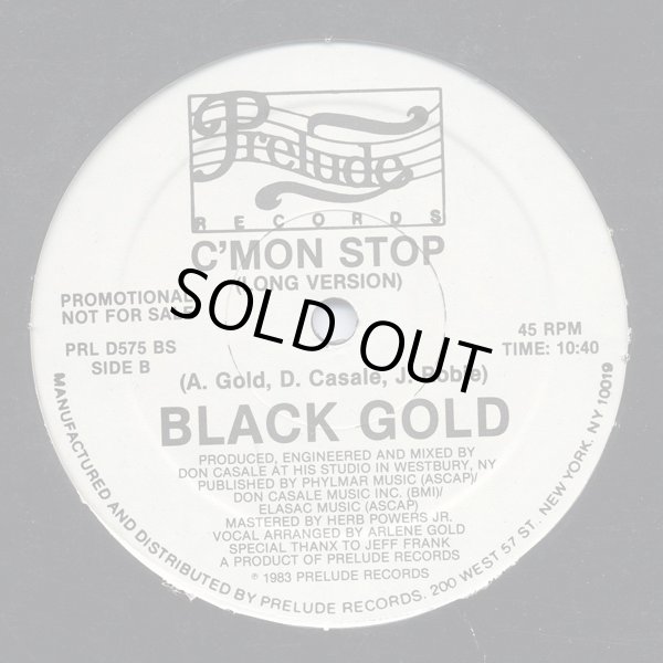 画像2: Black Gold - C'mon Stop 12"