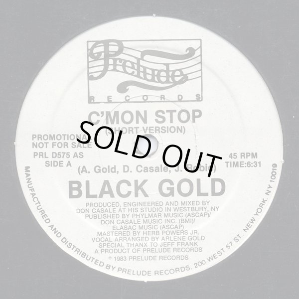 画像1: Black Gold - C'mon Stop 12"