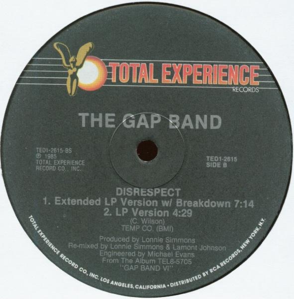 画像2: The Gap Band - Disrespect  12"