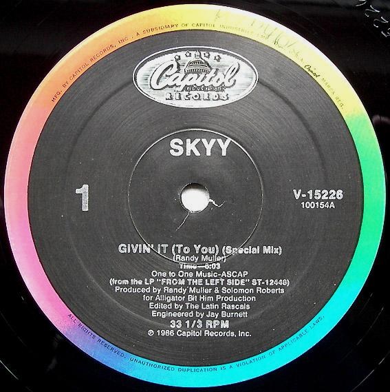 画像1: Skyy - Givin' It (To You)  12"