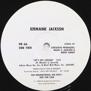 画像3: Jermaine Jackson - Let's Get Serious (7:55/3:33)  12"