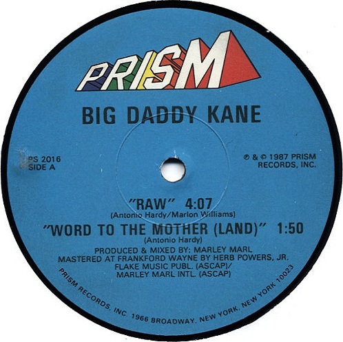 画像1: Big Daddy Kane - Raw/Word To The Mother (Land)  12"