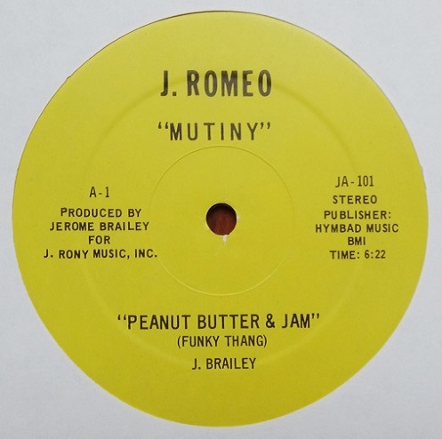 画像1: Mutiny - Peanut Butter And Jam (Funky Thang)  12" 