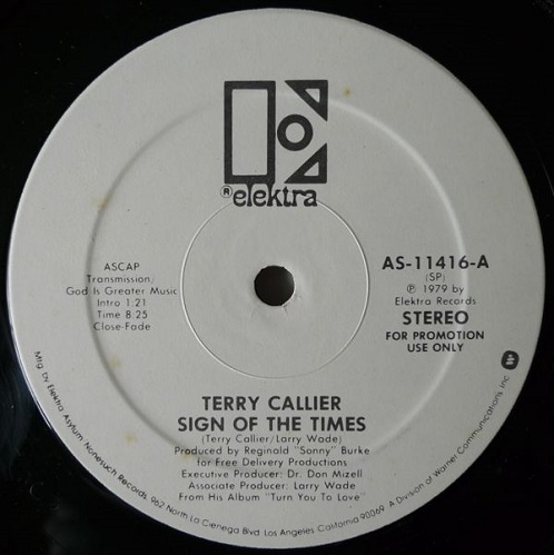 画像1: Terry Callier - Sign Of The Times/Occasional Rain  12"