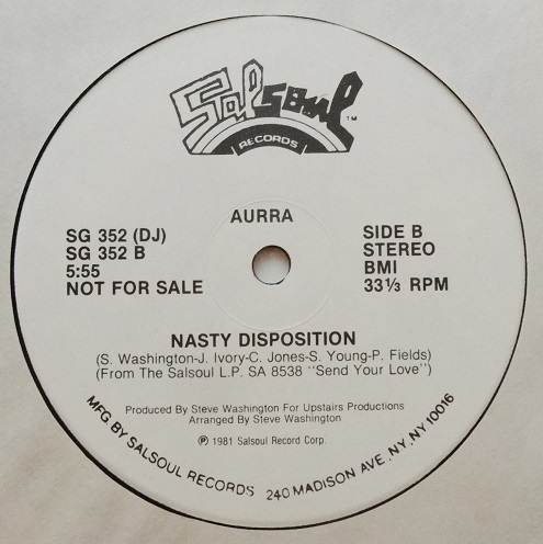 画像2: Aurra - Keep Doin' It/Nasty Disposition  12"