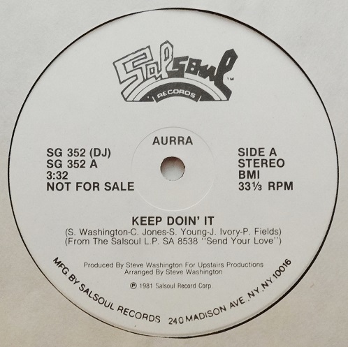 画像1: Aurra - Keep Doin' It/Nasty Disposition  12"