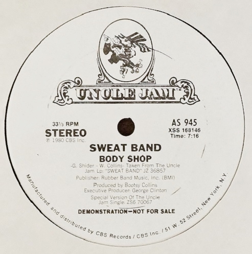 画像1: Sweat Band - Body Shop/We Do It All Day Long  12"