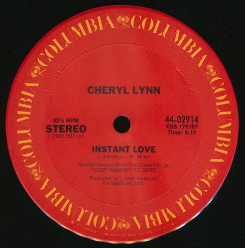 画像1: Cheryl Lynn - Instant Love/I Just Wanna Be Your Fantasy  12"