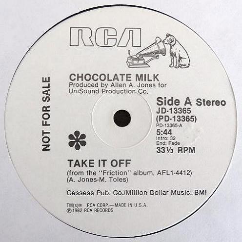 画像1: Chocolate Milk - Take It Off/Honey Bun  12" 