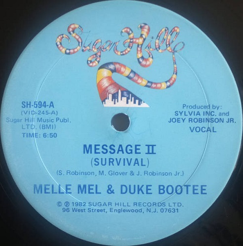 画像1: Melle Mel & Duke Bootee - Message II (Survival)  12"