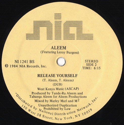 画像2: Aleem (Featuring Leroy Burgess) - Release Yourself  12"
