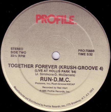 画像2: Run-D.M.C - Can You Rock It Like This/Together Forever  12"