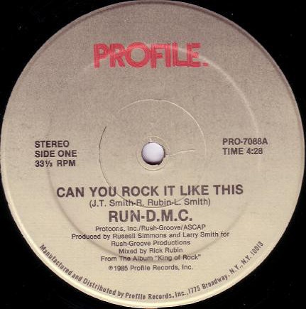 画像1: Run-D.M.C - Can You Rock It Like This/Together Forever  12"