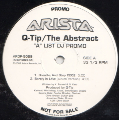 画像1: Q-Tip/The Abstract - Breathe And Stop 2002/Barely In Love/Feelin'/Heels  EP