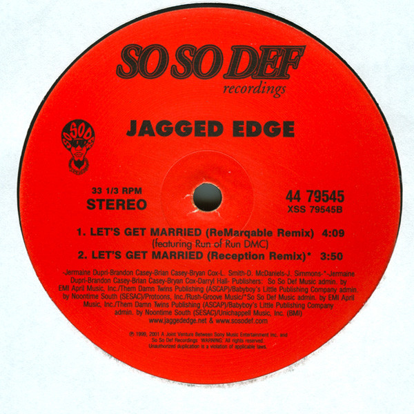画像2: Jagged Edge - Promise/Let's Get Married   12"