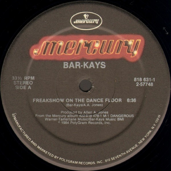 画像1: Bar-Kays - Freakshow On The Dance Floor/Lovers Should Never Fall In Love  12" 