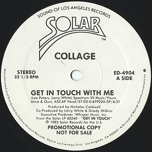 画像1: Collage - Get In Touch With Me/When You Smile  12"
