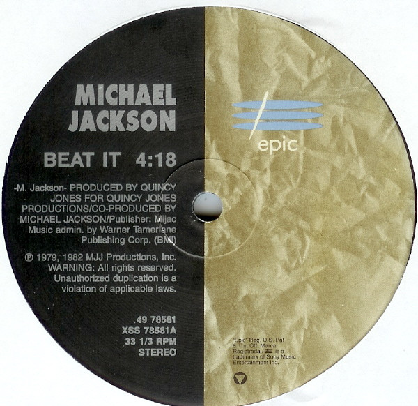 画像3: Michael Jackson - Beat It/Working Day & Night  12"