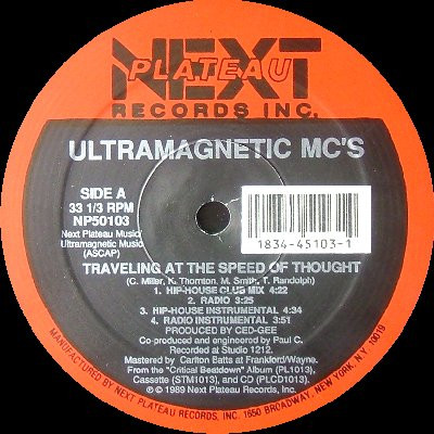 画像1: Ultramagnetic MC's - Traveling At The Speed Of Thought/A Chorus Line  12"