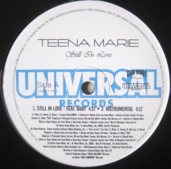 画像1: Teena Marie - Still In Love  12"