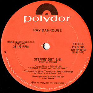 画像1: Ray Dahrouge - Steppin' Out/Hangin' On  12"