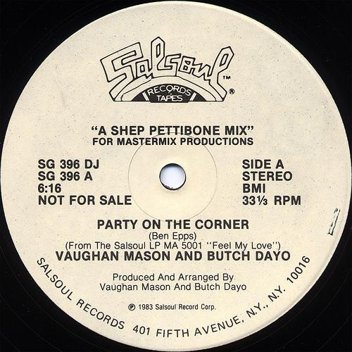 画像1: Vaughan Mason & Butch Dayo - Party On The Corner  12" 