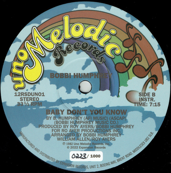 画像2: Bobbi Humphrey - Baby Don't You Know  12" 