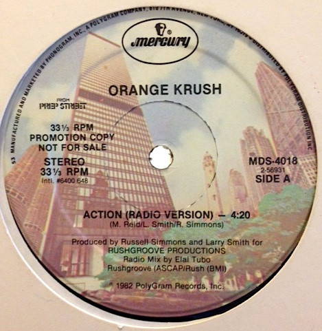 画像1: Orange Krush - Action (6:40 Disco Vers)  12"