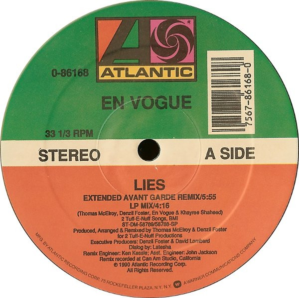 画像1: En Vogue - Lies  12" 