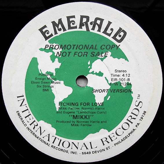 画像1: Mikki - Itching For Love (Long 6:18/Short 4:12)   12"
