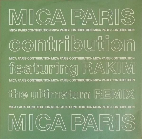 画像1: Mica Paris featuring Rakim - Contribution  12" 