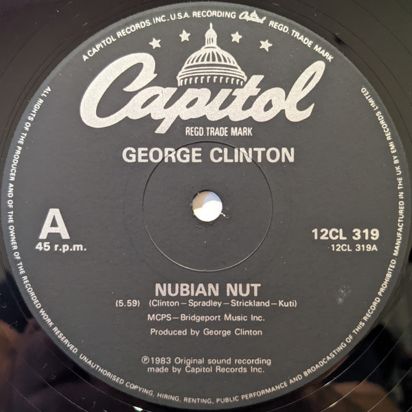 画像2: George Clinton - Nubian Nut/Free Alterations  12"
