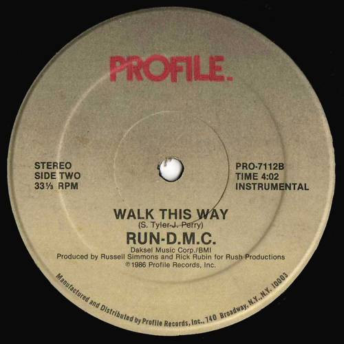 画像2: Run-D.M.C. - Walk This Way (5:11/Radio Edit 4:38)  12"